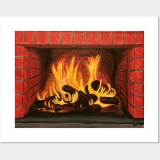 Fireplace Posters and Art